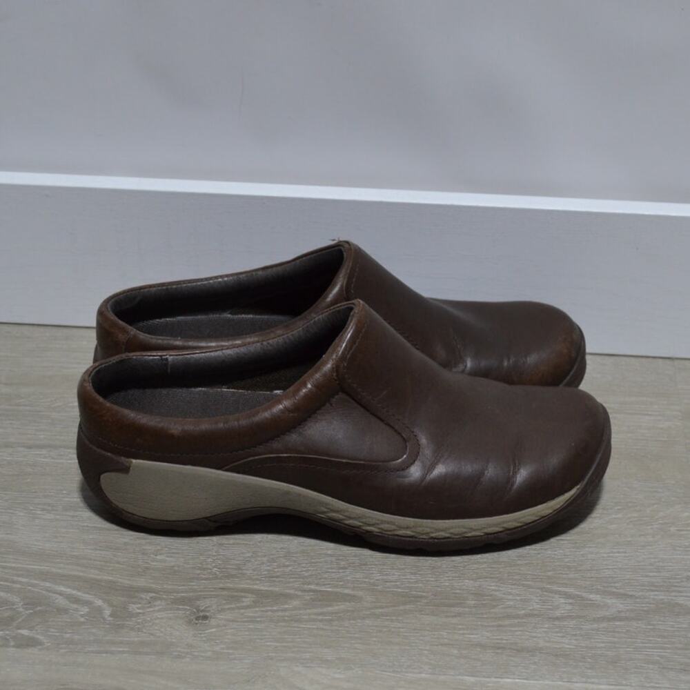 Merrell Encore Q2 Brown Leather Slip on Woman's Shoes Size 6.5